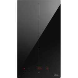 Индукционная варочная панель ELICA, 30 см, 2 зоны нагрева, таймер, пауза, подогрев, слайдерное управление, 9 уровней мощности, Booster, функция Bridge, Multi Connection, цвет черный