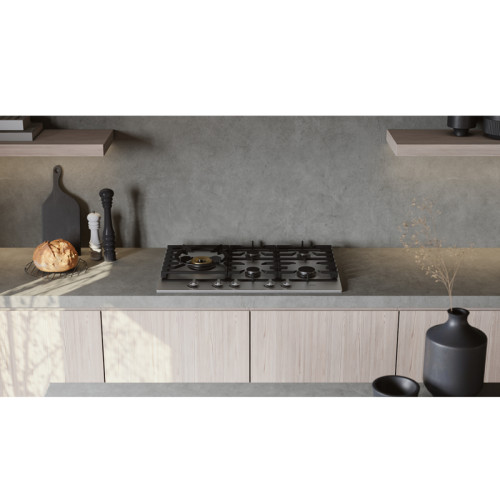 Встраиваемые газовые панели ASKO/ Арт. 476657 ; газовая, встраиваемая, 4.8 х 75 х 52.6, 5 конфорок, конфорка повышенной мощности Super Vario Wok, механическое управление, поворотные переключатели, нержавеющая сталь