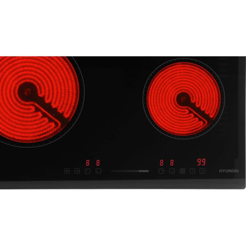 Варочная поверхность/ Варочная поверхность Hyundai HHE 6672 BG черный