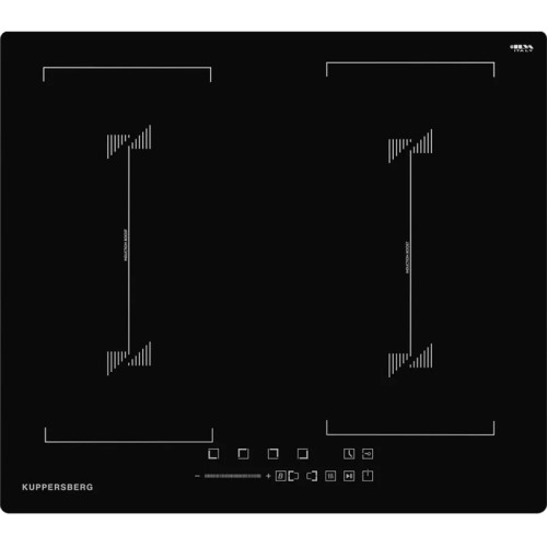 Встраиваемые индукционные панели Kuppersberg/ Индукционная варочная панель, 60 см, 4 конфорки, 9 уровней мощностей, управление: сенсорное/слайдер, черный