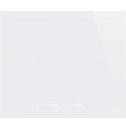 Встраиваемые индукционные панели SMEG/ индукционная, 60 см, прямой край, автоматическое выключение, управление Touch control, белая стеклокерамика