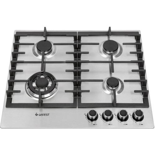 Газовая варочная поверхность/ Газовая варочная поверхность Gefest ПВГ 1214-01 К5 нержавеющая сталь