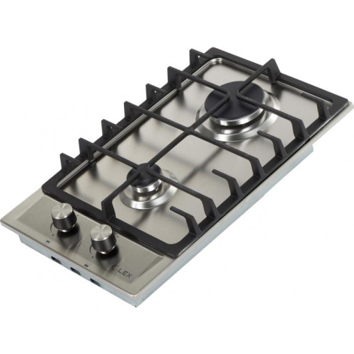 Газовая варочная поверхность/ Газовая варочная поверхность Lex GVS 321 IX нержавеющая сталь