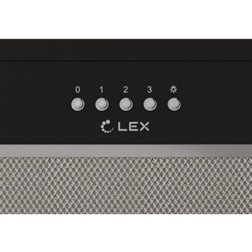 Вытяжка встраиваемая/ Вытяжка встраиваемая Lex Hyper 900 Inverter BL черный управление: кнопочное (1 мотор)