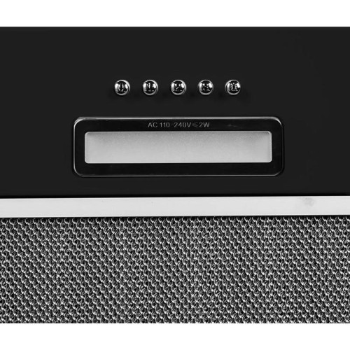 Вытяжка встраиваемая/ Вытяжка встраиваемая Lex GS Bloc LIGHT 600 черный управление: кнопочное (1 мотор)