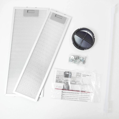 Вытяжка встраиваемая/ Вытяжка встраиваемая Lex HIDE G 600 белый управление: кнопочное (1 мотор)