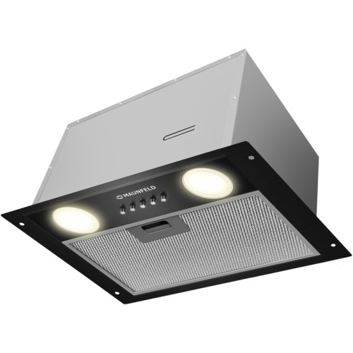 Встраиваемая вытяжка MAUNFELD/ Встраиваемая вытяжка, 45 см, 450 м3/ч, 47 дБ, 3 скорости, черный