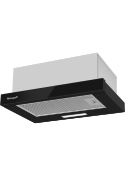Вытяжка встраиваемая/ Вытяжка встраиваемая Weissgauff TEL 450 Glass черный управление: кулисные переключатели (1 мотор)