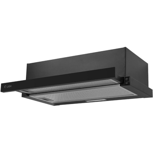 Вытяжка встраиваемая/ Вытяжка встраиваемая Lex Hubble 500 черный управление: кнопочное (1 мотор)