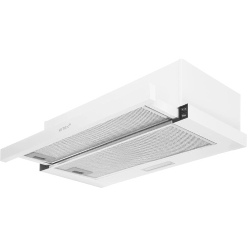 Вытяжка встраиваемая/ Вытяжка встраиваемая Vitek VT-TH 6020 W белый управление: кулисные переключатели (1 мотор)
