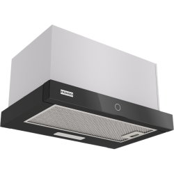 Вытяжка Franke/ Best, Вытяжка TOUCH 35 BK 50, 50см, 750 м3/ч, сенсорное управление, LED освещение, Угольный фильтр Ф-07 (приобретается отдельно), цвет: нержавеющая сталь, лицевая планка: черное стекло