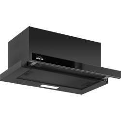 Retail&Kitchen, BEST, Кухонная вытяжка ELIKOR КВ Slide Glass 60П-1000, черный/черное стекло