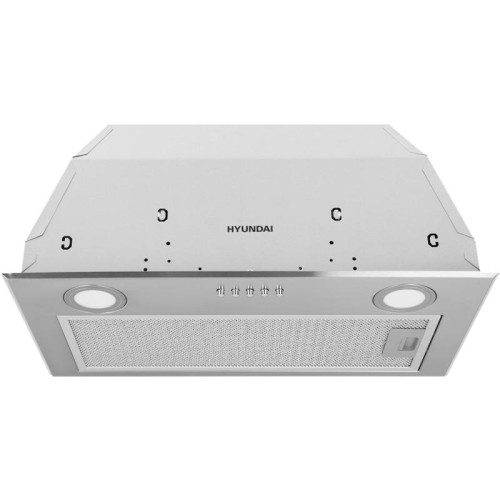 Вытяжка встраиваемая/ Вытяжка встраиваемая Hyundai HBB 6033 IX нержавеющая сталь управление: кнопочное (1 мотор)