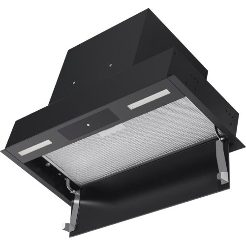 ВЫТЯЖКА MAUNFELD FANTASY 60 Black/ Полновстраиваемая вытяжка,60 см, 1050 м3/ч, до 50м2, бесконтактное управление, уровень шума 48дБ, 1 жироулавливающий фильтр, энергоэффективность В, пульт ДУ, угольный фильтр CF190C (опция), цвет черный
