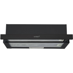 Вытяжка встраиваемая/ Вытяжка встраиваемая Vitek VT-TH 6020 BK черный управление: кулисные переключатели (1 мотор)