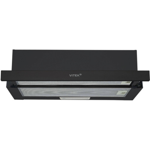 Вытяжка встраиваемая/ Вытяжка встраиваемая Vitek VT-TH 6020 BK черный управление: кулисные переключатели (1 мотор)