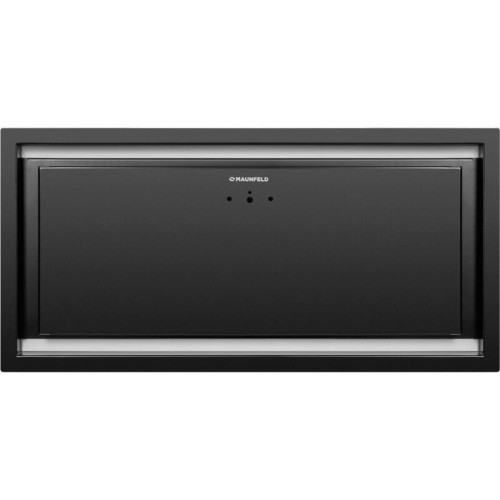 Кухонная вытяжка MAUNFELD/ Полновстраиваемая, 1250 м3/ч, ширина 60 см, глубина 29 см, 4 скорости, бесконтактное управление, цвет: черный, стекло