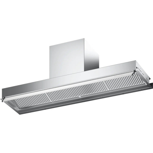 Встраиваемая в шкаф вытяжка Faber/ BETTER, IN-NOVA ZERO DRIP LITE A120, полновстраиваемая, ширина 120 см, 710 м3/ч, сенсорное управление, 49дБ, LED освещение, нержавеющая сталь/белое стекло