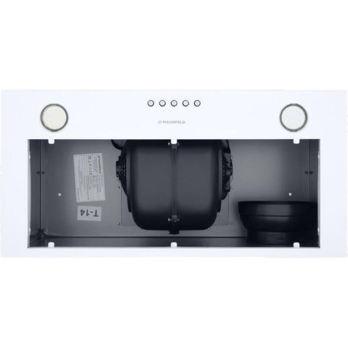 ВЫТЯЖКА MAUNFELD CROSBY POWER 60 WHITE/ Тип: встраиваемая Цвет: белый Управление: кнопочное Ширина, мм: 600 Полная потребляемая мощность, Вт: 350 Количество скоростей: 3 Максимальная производительность, м3/ч: 1050 Диаметр воздуховода, мм: 120 Площадь кухн