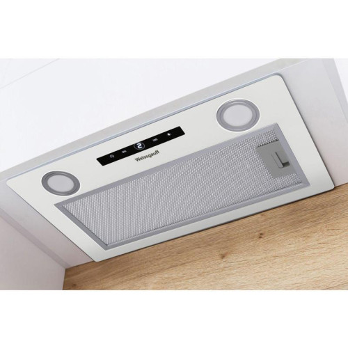 Вытяжка встраиваемая/ Вытяжка встраиваемая Weissgauff BOX 1200 WH белый управление: сенсорное (1 мотор)