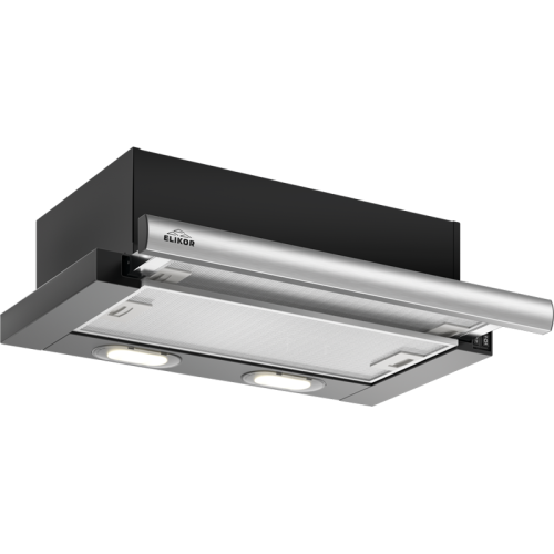 Встраиваемые вытяжки ELIKOR/ Встраиваемые вытяжки ELIKOR 841612 GOOD, Кухонная вытяжка ELIKOR Интегра 60П-400-В2Л черный/нерж