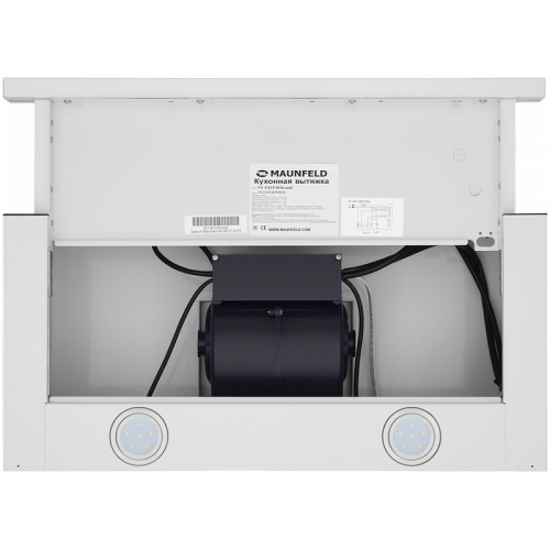 ВЫТЯЖКА MAUNFELD VS Fast 60 белый/ ВЫТЯЖКА MAUNFELD VS Fast 60 белый VS Fast 60 White Тип: встраиваемая Цвет: белый Управление: колыбельное Ширина, мм: 600 Полная потребляемая мощность, Вт: 102 Количество скоростей: 2 Максимальная производительность, м3/ч