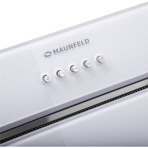 Кухонная вытяжка MAUNFELD/ Кухонная вытяжка MAUNFELD TRAPEZE 601GG WHITE Кухонная вытяжка MAUNFELD TRAPEZE 601GG, полновстраиваемая, 3 скорости, 1150 м3/ч, механическое управление, уровень шума 54 дБ, цвет белый