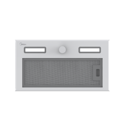 Встраиваемая вытяжка MIDEA/ MDK/Встраиваемая вытяжка MIDEA, 52 см, максимальная производительность 1150 м3/ч, механическое управление, 3 скорости, LED освещение, уровень шума 62 дБ, цвет белый