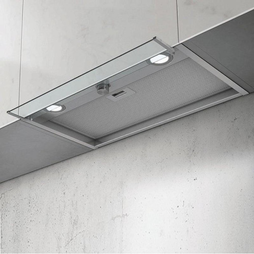 Вытяжка встраиваемая/ Вытяжка встраиваемая Elica Boxin LX/IX/A/60 нержавеющая сталь управление: поворотные переключатели (1 мотор)