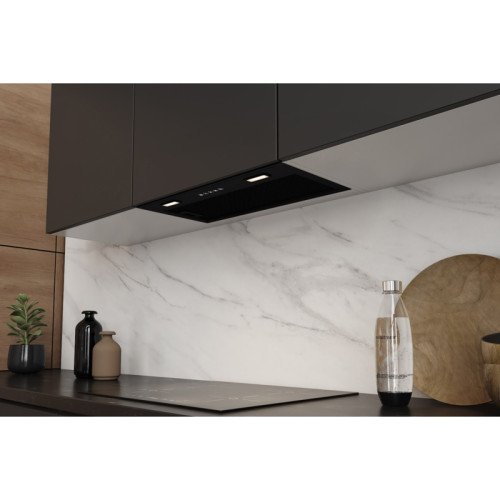 Встраиваемая вытяжка Faber/ BETTER, SCATOLA BK A60, встраиваемая, 60 см, 1000 м3/ч, электронное управление, LED освещение, уровень шума 36-57 дБ, цвет черный