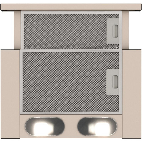 Вытяжка встраиваемая/ Вытяжка встраиваемая Elikor Интегра 45П-400-В2Л кремовый управление: кнопочное (1 мотор)