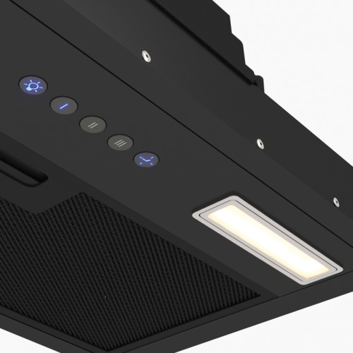 Вытяжка Franke FLICK/ Best, FLICK BK 60, 1000 м3/ч, 62 дБ, цвет черный, угольный фильтр Ф-08