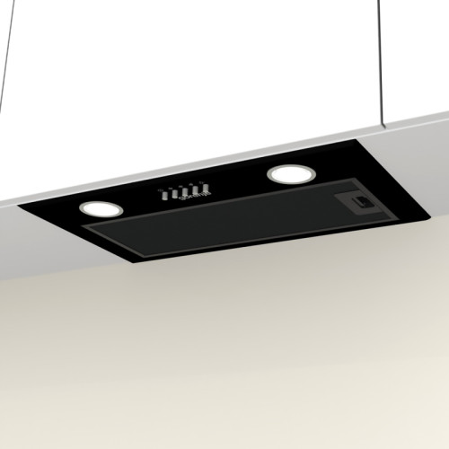 Встраиваемая вытяжка Gorenje/ Встраиваемая вытяжка Gorenje, 52 см, 3 скорости, LED освещение, кнопочное управление, цвет черный