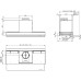 Встраиваемая вытяжка FALMEC MOVE 60 BLACK, серия Design, 56 см, электронное управление, светодиодное освещение, 4 скорости, отвод/циркуляция, максимальная производительность 800 м3/ч, угольный фильтр (опция), возможность работы с внешним мотором, скользящ
