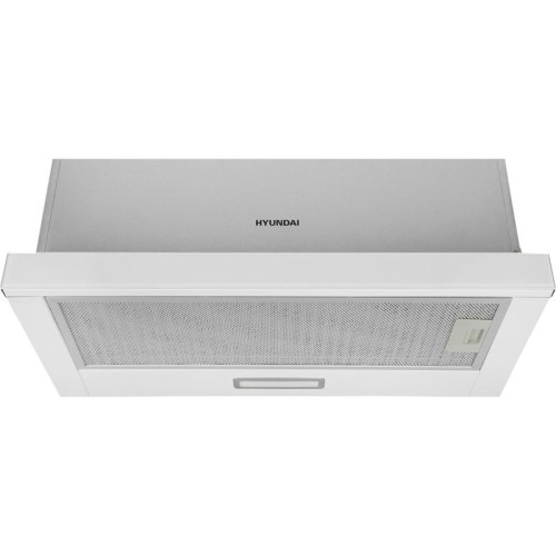 Вытяжка встраиваемая/ Вытяжка встраиваемая Hyundai HBH 6230 W белый управление: кулисные переключатели (1 мотор)