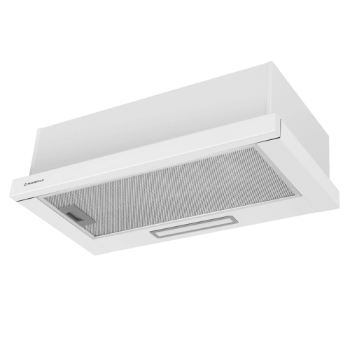 Встраиваемая вытяжка MAUNFELD/ Встраиваемая вытяжка MAUNFELD Clyde 50 Glass White Тип: телескопическая Цвет: белый Управление: колыбельное Ширина, мм: 500 Полная потребляемая мощность, Вт: 100 Количество скоростей: 2 Максимальная производительность, м3/ч: