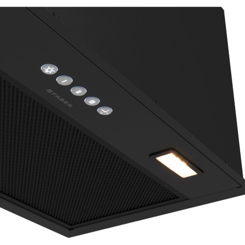 Встраиваемая вытяжка Faber/ BETTER, SCATOLA BK A60, встраиваемая, 60 см, 1000 м3/ч, электронное управление, LED освещение, уровень шума 36-57 дБ, цвет черный