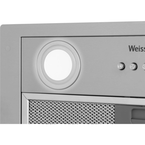 Вытяжка встраиваемая/ Вытяжка встраиваемая Weissgauff Dubhe 450 Inox нержавеющая сталь управление: кнопочное (1 мотор)
