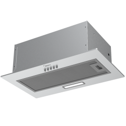 Встраиваемая вытяжка MIDEA/ Встраиваемая вытяжка MIDEA, ширина 52 см, кнопочное управление, LED освещение, 3 скорости, максимальная производительность 400 м3/ч, режим рециркуляции, угольный фильтр в комплекте, уровень шума 65 дБ, цвет нержавеющая сталь