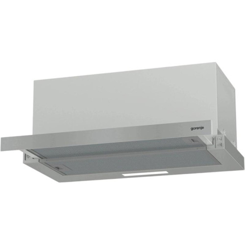 Вытяжка встраиваемая/ Вытяжка встраиваемая Gorenje TH60E5X нержавеющая сталь управление: кнопочное (1 мотор)