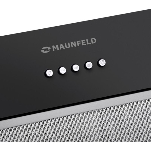 Кухонная вытяжка MAUNFELD/ Кухонная вытяжка MAUNFELD THAMES 601M, полновстраиваемая, механическое управление, 3 скорости, 520 м3/ч, энергоэффективность В, уровень шума 45 дб,  черный