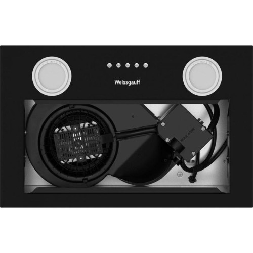 Вытяжка встраиваемая/ Вытяжка встраиваемая Weissgauff Box 456 Black черный управление: кнопочное (1 мотор)