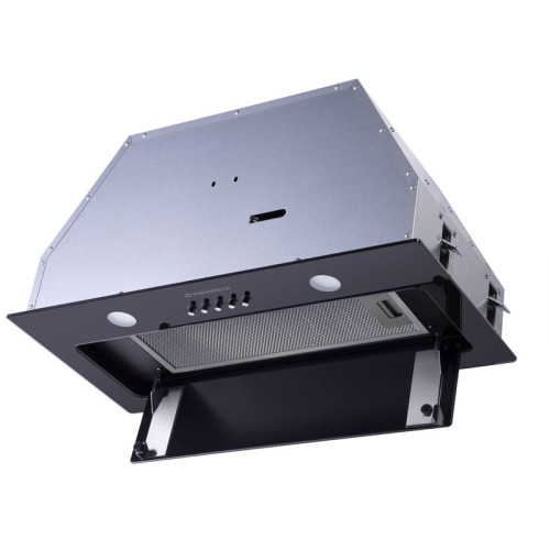 Кухонная вытяжка MAUNFELD/ Кухонная вытяжка MAUNFELD TRAPEZE 601GG BLACK Кухонная вытяжка MAUNFELD TRAPEZE 601GG, полновстраиваемая, 3 скорости, 1150 м3/ч, механическое управление, уровень шума 54 дБ, цвет черный