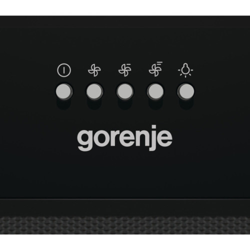 Встраиваемая вытяжка Gorenje/ Встраиваемая вытяжка Gorenje, 52 см, 3 скорости, LED освещение, кнопочное управление, цвет черный