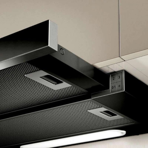 Вытяжка встраиваемая/ Вытяжка встраиваемая Elica Elite 14 Lux BL/A/50 нержавеющая сталь/черный управление: кнопочное (1 мотор)