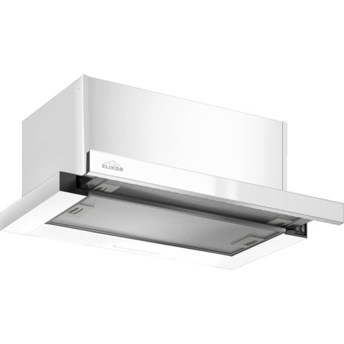 Retail&Kitchen, BEST, Кухонная вытяжка ELIKOR КВ Slide Glass 50П-1000, белый/белое стекло