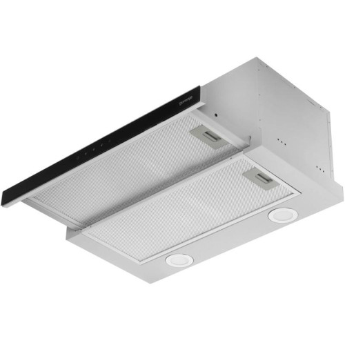 Вытяжка встраиваемая/ Вытяжка встраиваемая Gorenje TH60E8SGB серебристый управление: сенсорное (1 мотор)