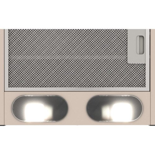 Вытяжка встраиваемая/ Вытяжка встраиваемая Elikor Интегра 45П-400-В2Л кремовый управление: кнопочное (1 мотор)