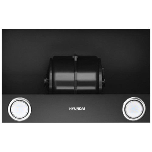 Вытяжка встраиваемая/ Вытяжка встраиваемая Hyundai HBH 6232 IX нержавеющая сталь/черный управление: кнопочное (1 мотор)