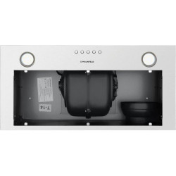 ВЫТЯЖКА MAUNFELD CROSBY POWER 60 INOX/ Тип: встраиваемая Цвет: нержавеющая сталь Управление: кнопочное Ширина, мм: 600 Полная потребляемая мощность, Вт: 350 Количество скоростей: 3 Максимальная производительность, м3/ч: 1050 Диаметр воздуховода, мм: 120 П